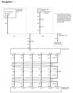 Acura TL - wiring diagram - parking aid (part 2)