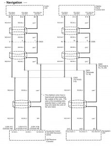 Acura TL - wiring diagram - parking aid (part 3)