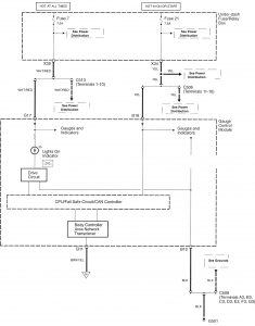 Acura TL - wiring diagram - parking lamp (part 5)