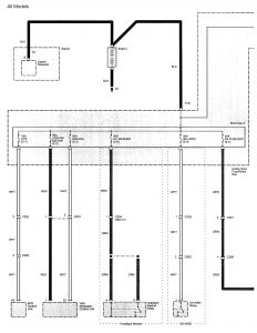 Acura TL - wiring diagram - power distribution (part 1)