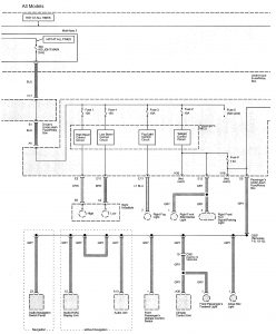 Acura TL - wiring diagram - power distribution (part 10)