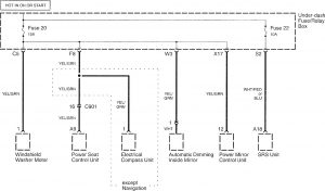 Acura TL - wiring diagram - power distribution (part 13)