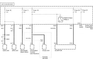 Acura TL - wiring diagram - power distribution (part 14)