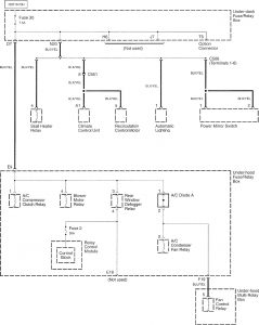 Acura TL - wiring diagram - power distribution (part 17)