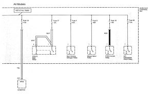 Acura TL - wiring diagram - power distribution (part 18)