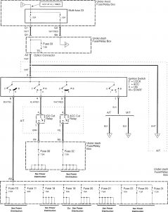 Acura TL - wiring diagram - power distribution (part 4)