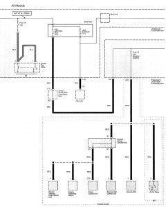 Acura TL - wiring diagram - power distribution (part 4)
