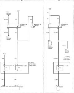 Acura TL - wiring diagram - power distribution (part 5)