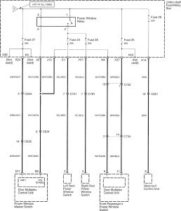 Acura TL - wiring diagram - power distribution (part 7)