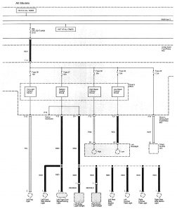 Acura TL - wiring diagram - power distribution (part 9)