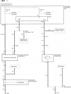 Acura TL - wiring  diagram - power mirrors