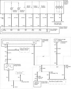 Acura TL - wiring diagram - power seats (part 2)