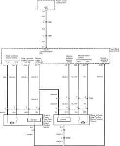 Acura TL - wiring diagram - power seats (part 4)