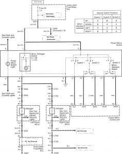 Acura TL - wiring diagram - power seats (part 6)