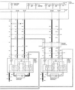 Acura TL - wiring diagram - power windows (part 4)