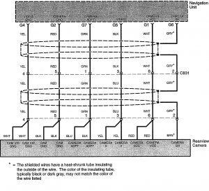 Acura TL - wiring diagram - rear view monitor (part 4)