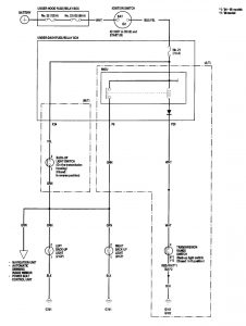 Acura TL - wiring diagram - reverse lamp