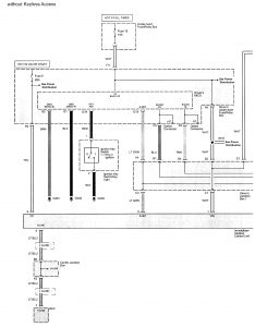 Acura TL - wiring - diagram security/anti-theft (part 1)