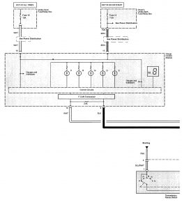 Acura TL - wiring diagram - shift indicator (part 1)