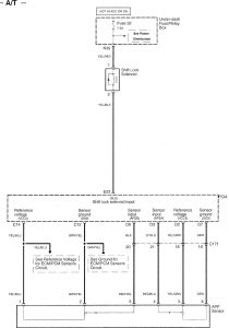Acura TL - wiring diagram - shift interlock (part 2)