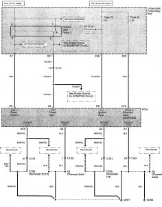 Acura TL - wiring diagram - shift interlock (part 1)