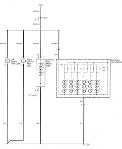 Acura TL - wiring diagram - side marker lamp (part 3)