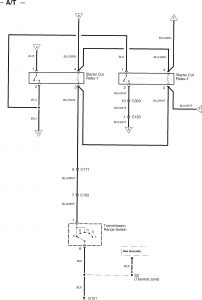 Acura TL - wiring diagram - starting (part 2)