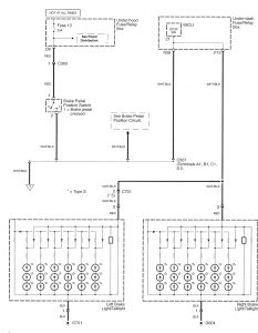 Acura TL - wiring diagram - stop lamp (part 1)