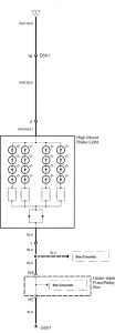 Acura TL - wiring diagram - stop lamp (part 2)
