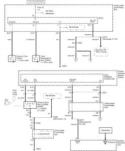Acura TL - wiring diagram - sun roof (part 1)