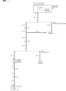 Acura TL - wiring diagram - transmission control