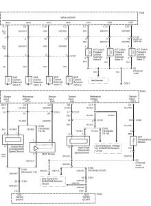Acura TL - wiring diagram - transmission control (part 2)