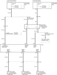 Acura TL - wiring diagram - transmission control (part 4)