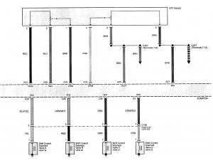 Acura TL - wiring diagram - transmission control (part 4)
