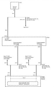 Acura TL - wiring diagram - transmission control (part 6)
