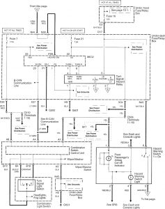 Acura TL - wiring diagram - turn signal lamp (part 1)