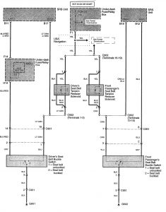 Acura TL - wiring diagram - warning indicators (part 4)