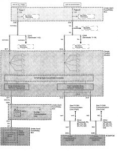 Acura TL - wiring diagram - warning indicators (part 5)
