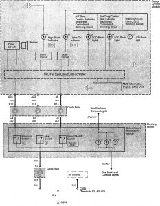 Acura TL - wiring diagram - warning indicators (part 7)