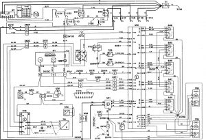 Volvo 850 - wiring diagram - HVAC controls (part 3)