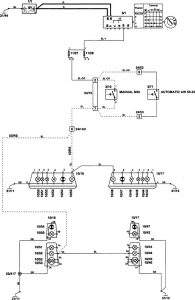 Volvo 850 - wiring diagram - reverse lamps (part 1)