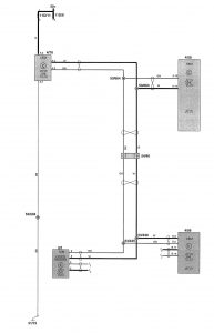 Volvo V70 - wiring diagram - accessory controls (part 2)