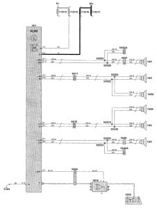 Volvo V70 - wiring diagram - audio (part 1)