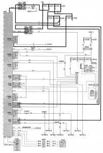 Volvo V70 - wiring diagram - body controls (part 4)