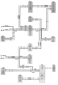 Volvo V70 - wiring diagram - body controls (part 6)
