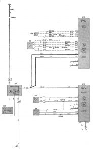 Volvo V70 - wiring diagram - cooling fans