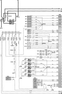 Volvo V70 - wiring diagram - fuel control (part 1)