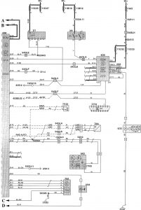 Volvo V70 - wiring diagram - fuel control (part 2)