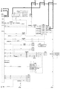 Volvo V70 - wiring diagram - fuel control (part 3)