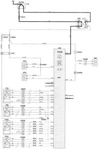 Volvo V70 - wiring diagram - fuel control (part 4)